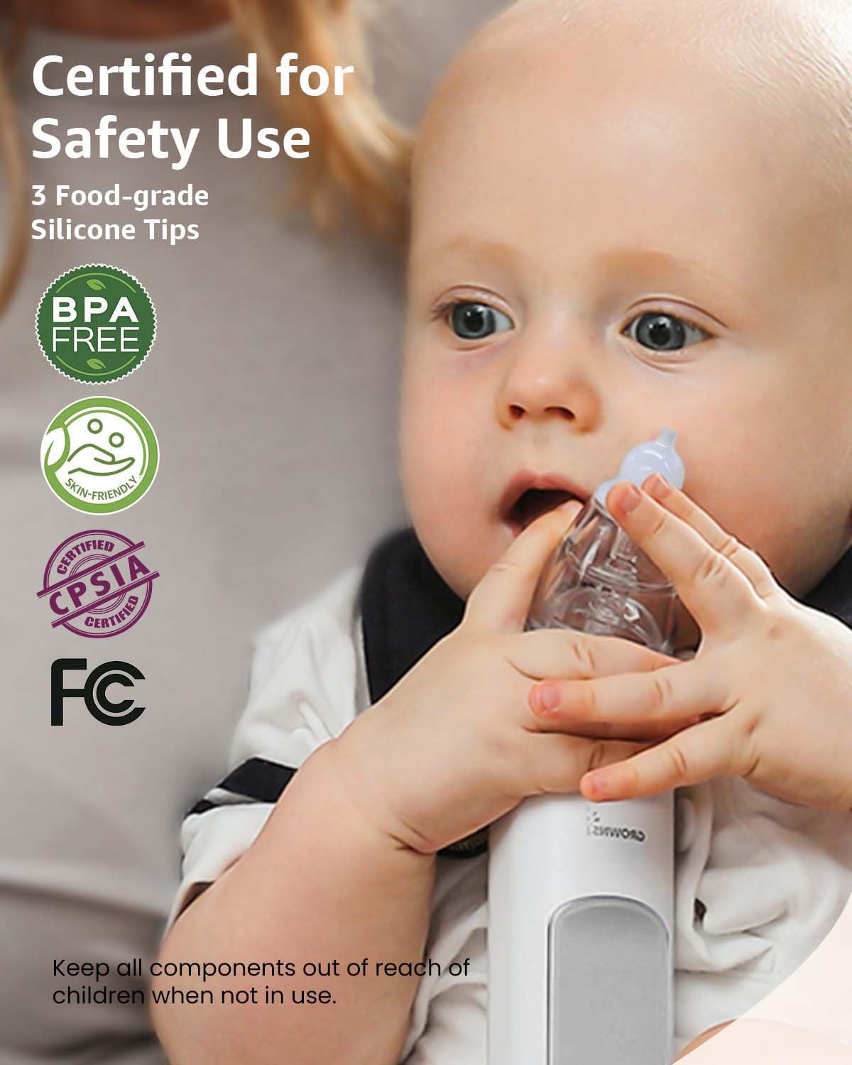 Electric nasal aspirator