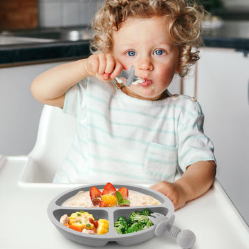 Suction bowl & plate set