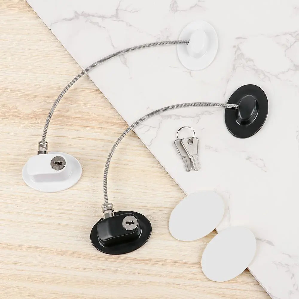 Cabinet & drawer safety lock set