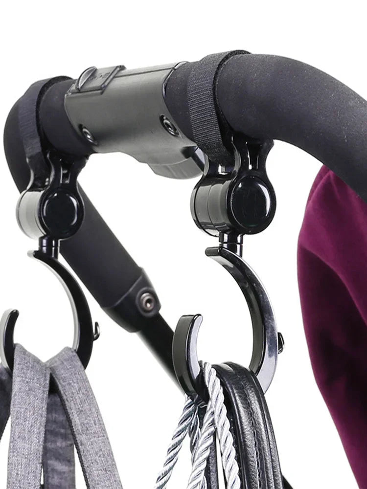 Stroller organizer + hooks
