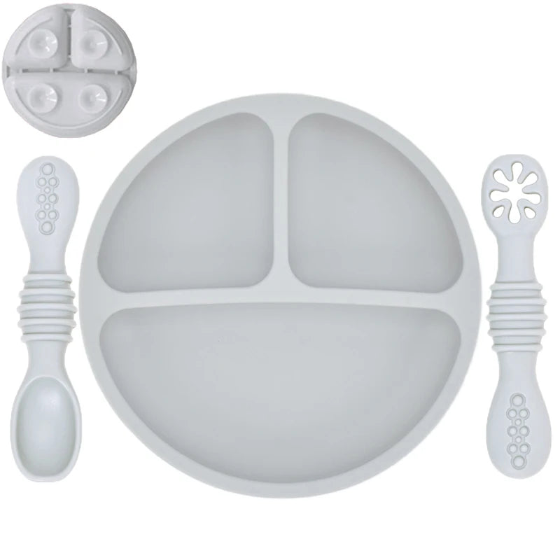 Suction bowl & plate set