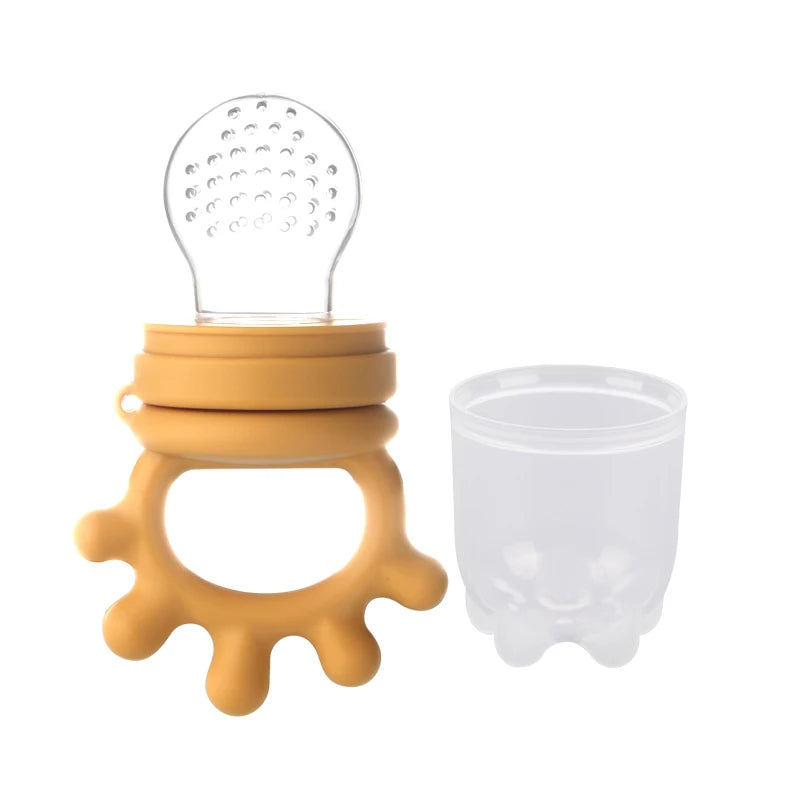 Silicone teether / fresh-food feeder