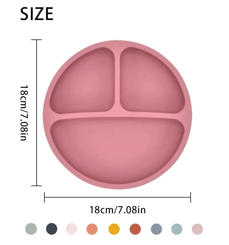 Suction bowl & plate set