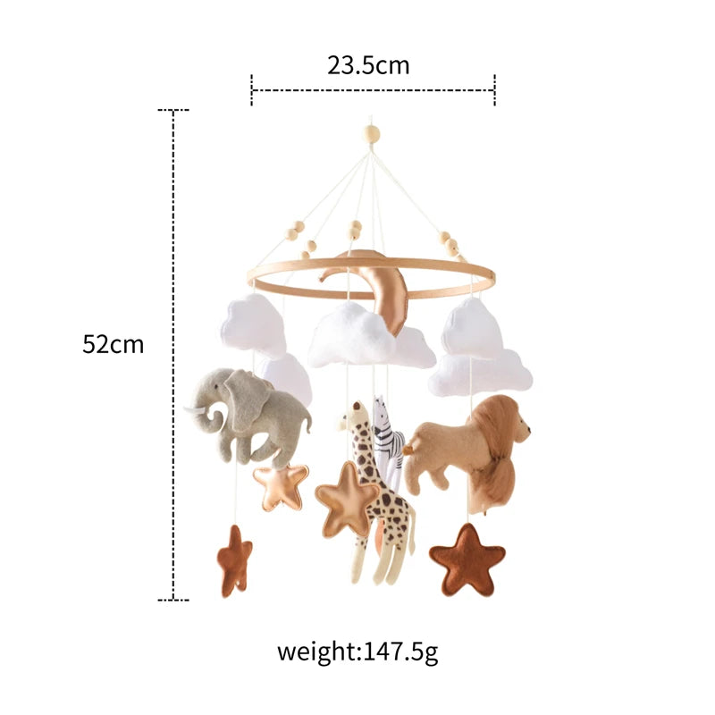 Crib soothing mobile