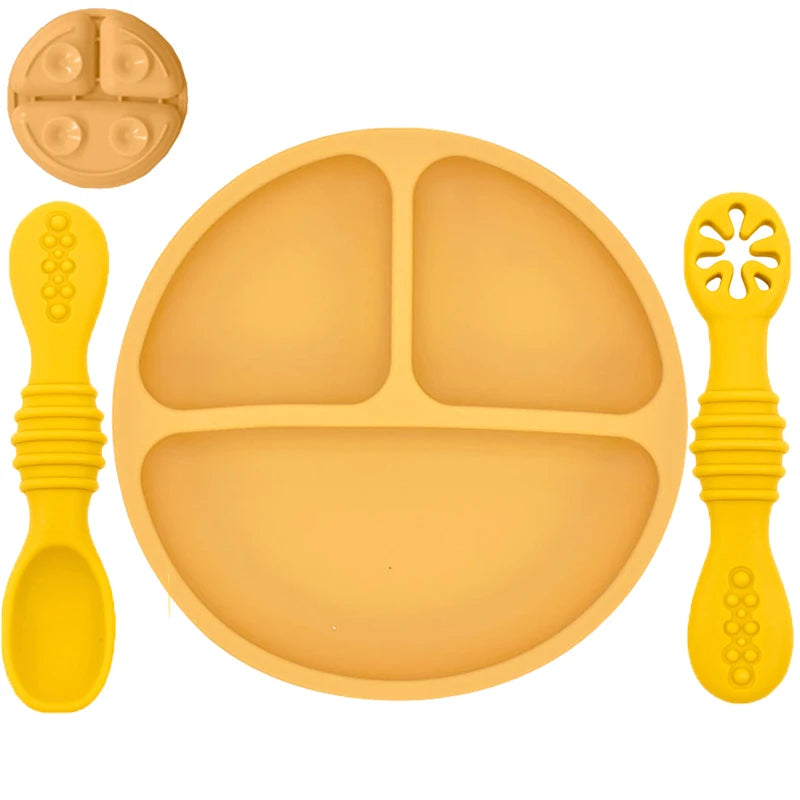 Suction bowl & plate set