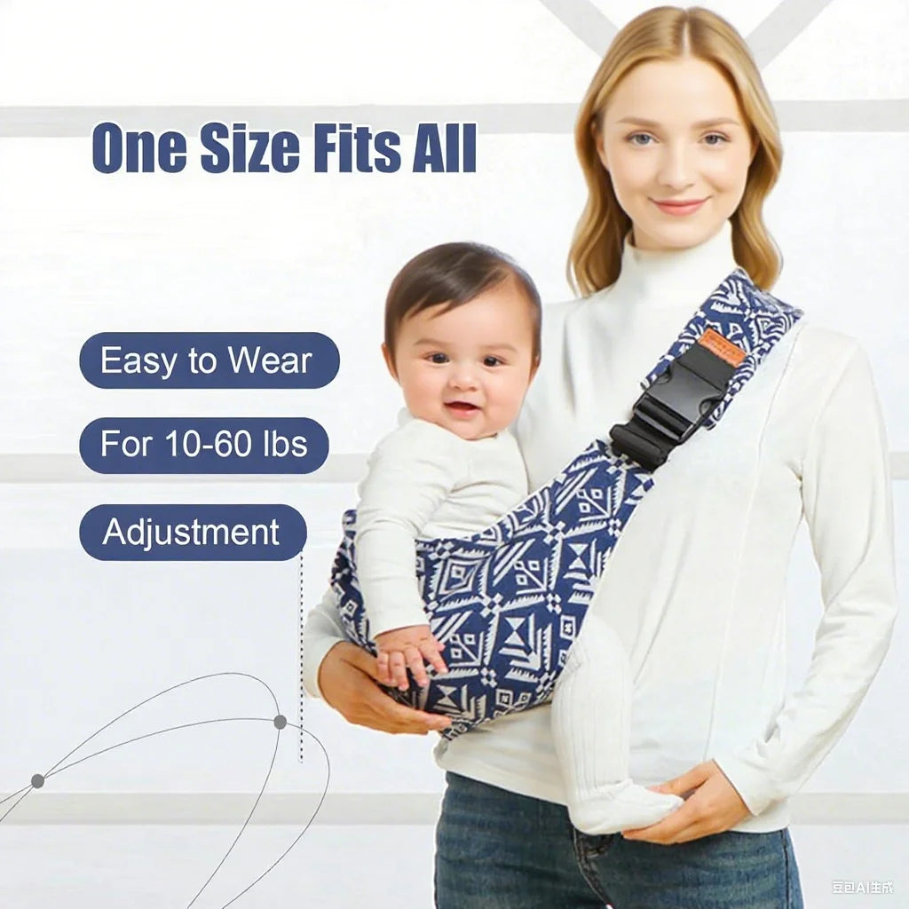 Adjustable baby carrier wrap