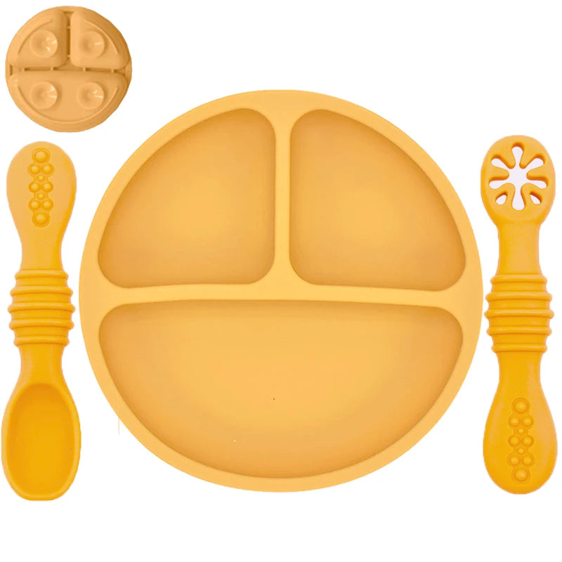 Suction bowl & plate set