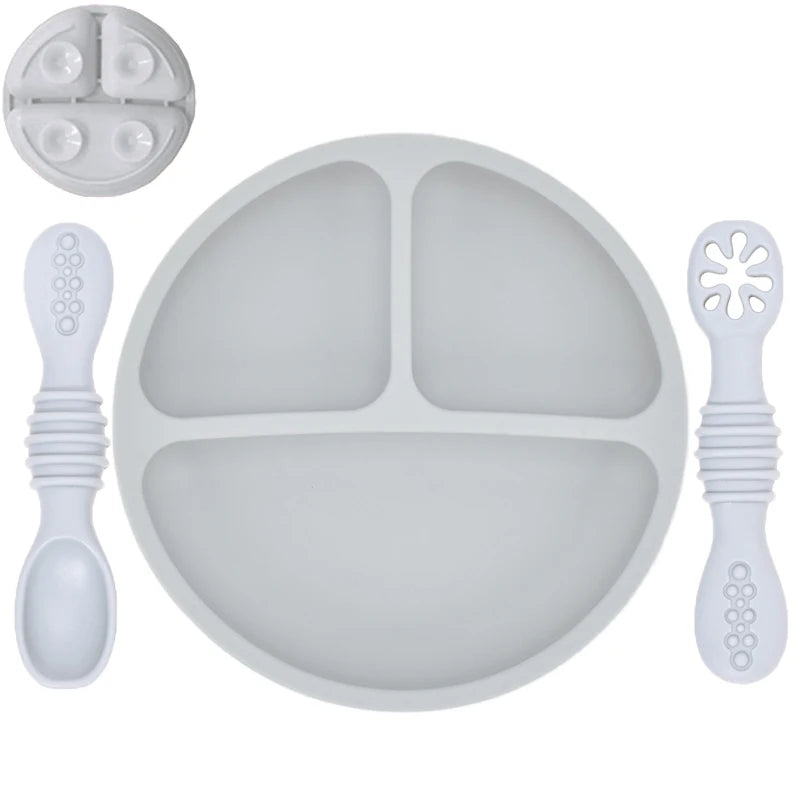 Suction bowl & plate set