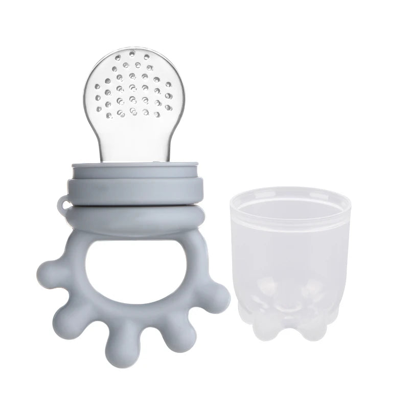 Silicone teether / fresh-food feeder