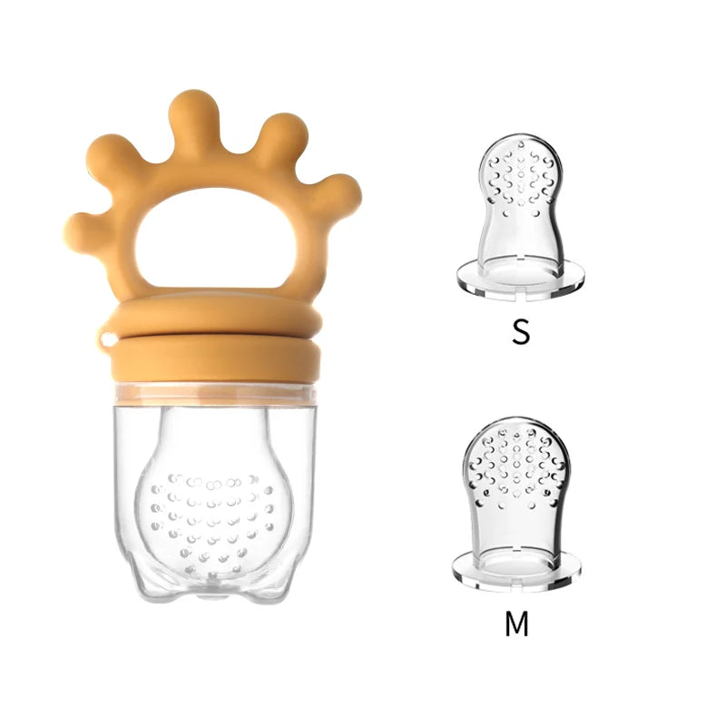 Silicone teether / fresh-food feeder