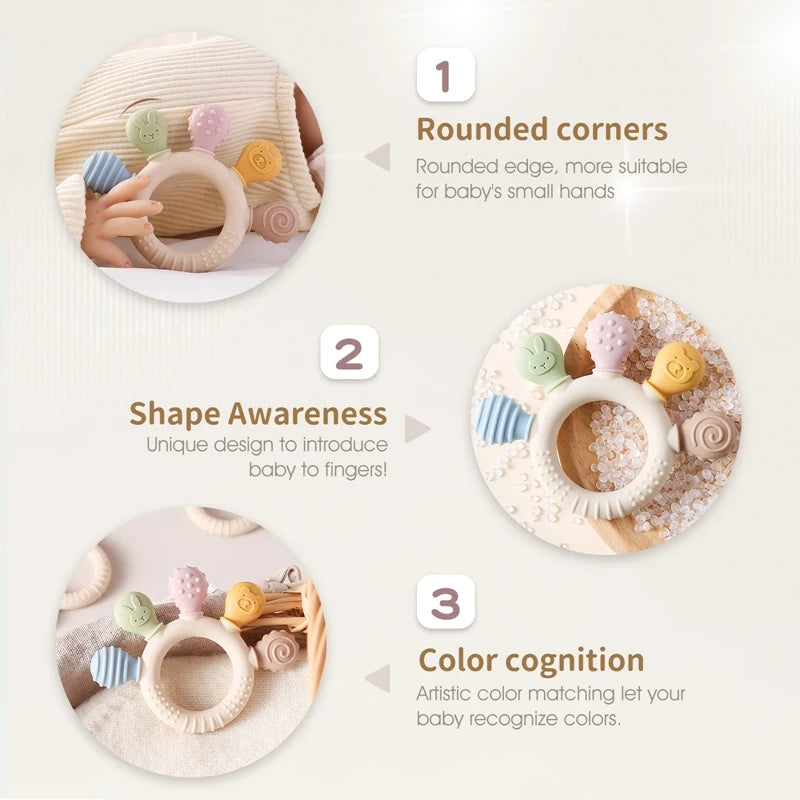 Stacking / teething ring toy
