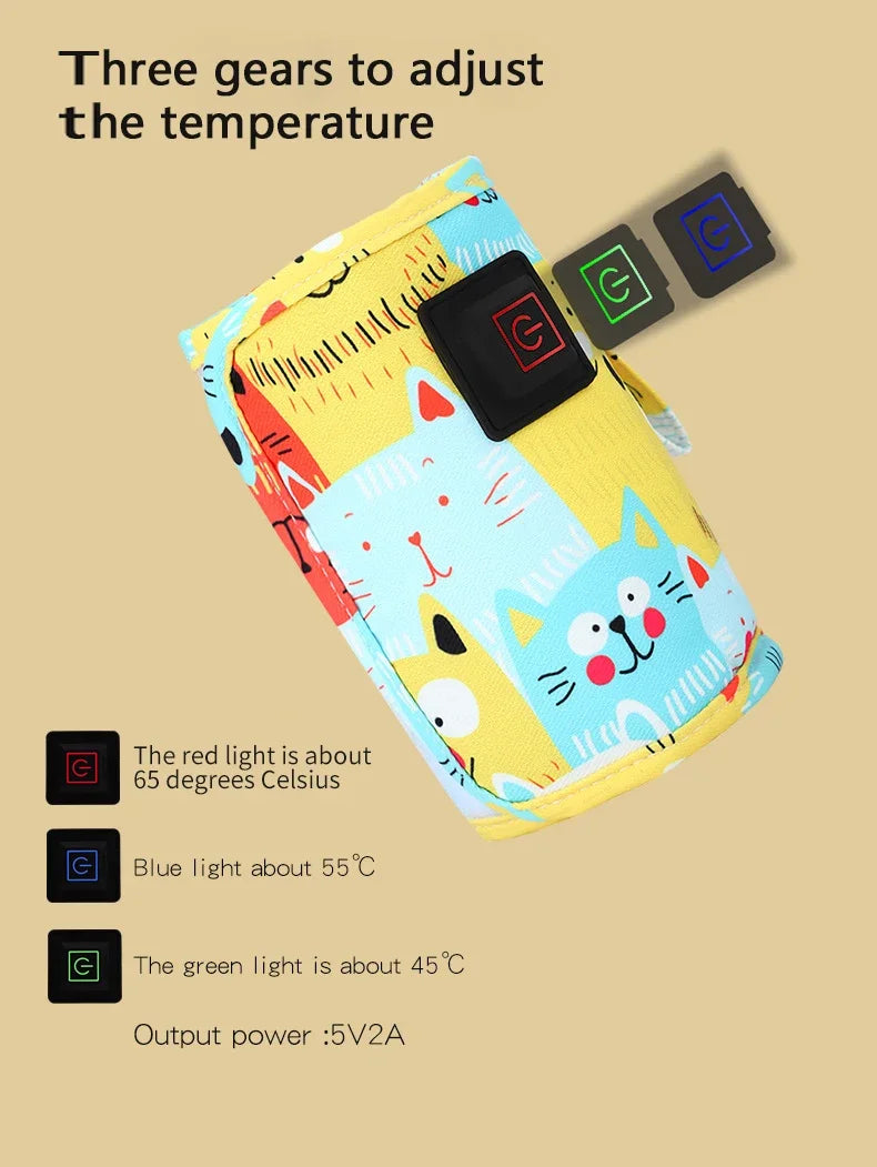 Portable bottle warmer