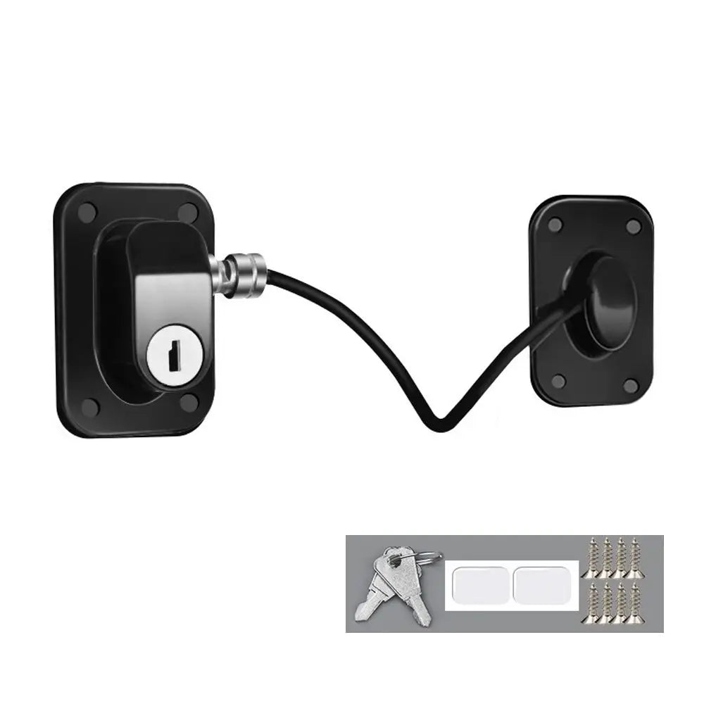 Cabinet & drawer safety lock set