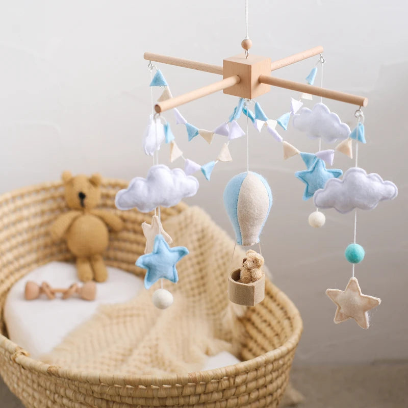Crib soothing mobile