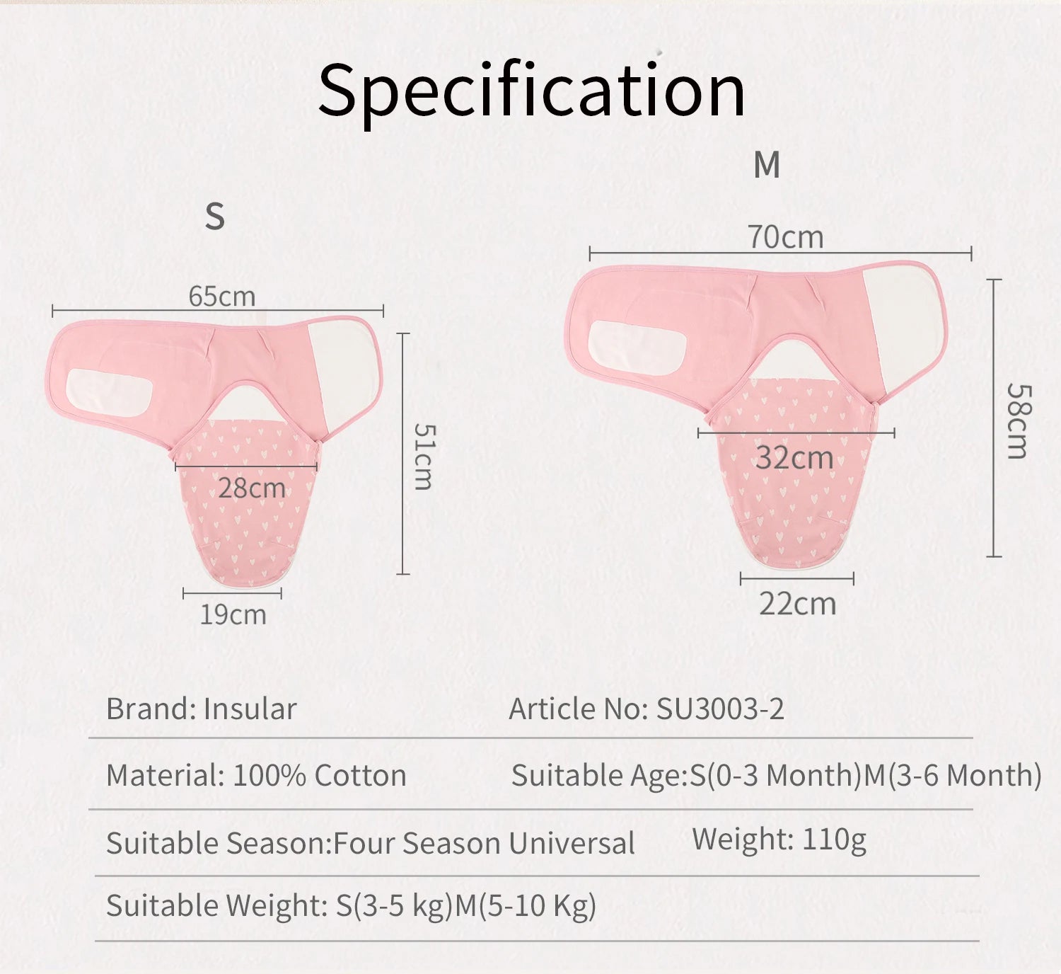 Baby swaddle / transition sleep sack