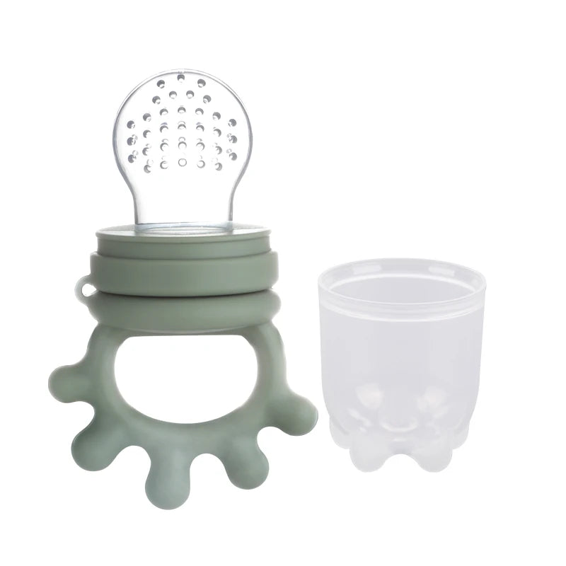 Silicone teether / fresh-food feeder