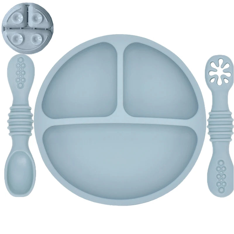 Suction bowl & plate set