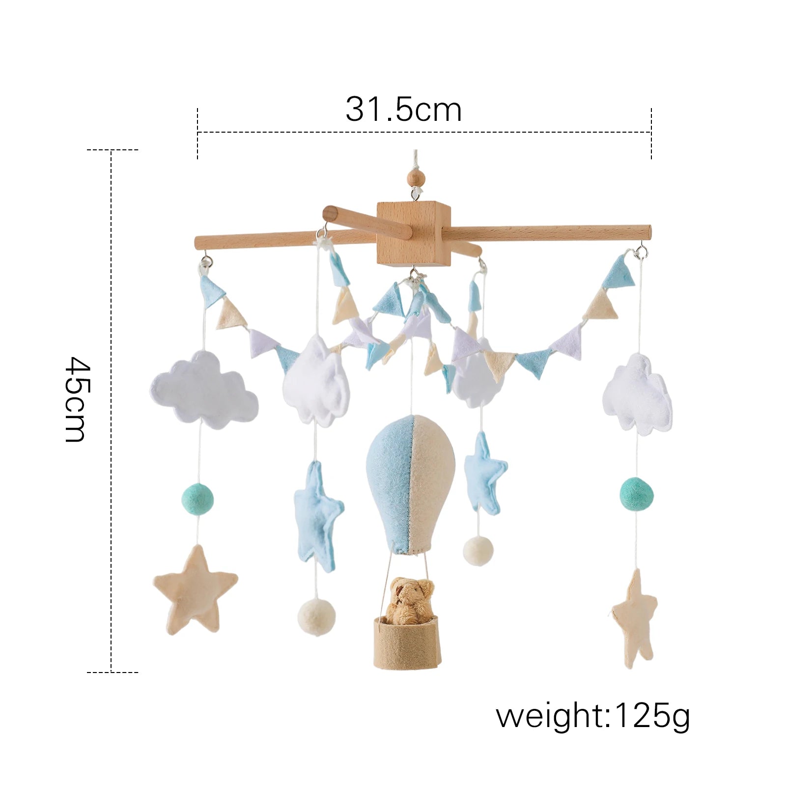 Crib soothing mobile