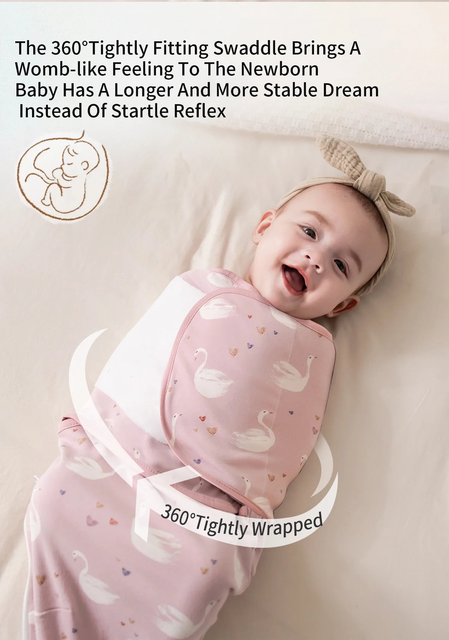 Baby swaddle / transition sleep sack