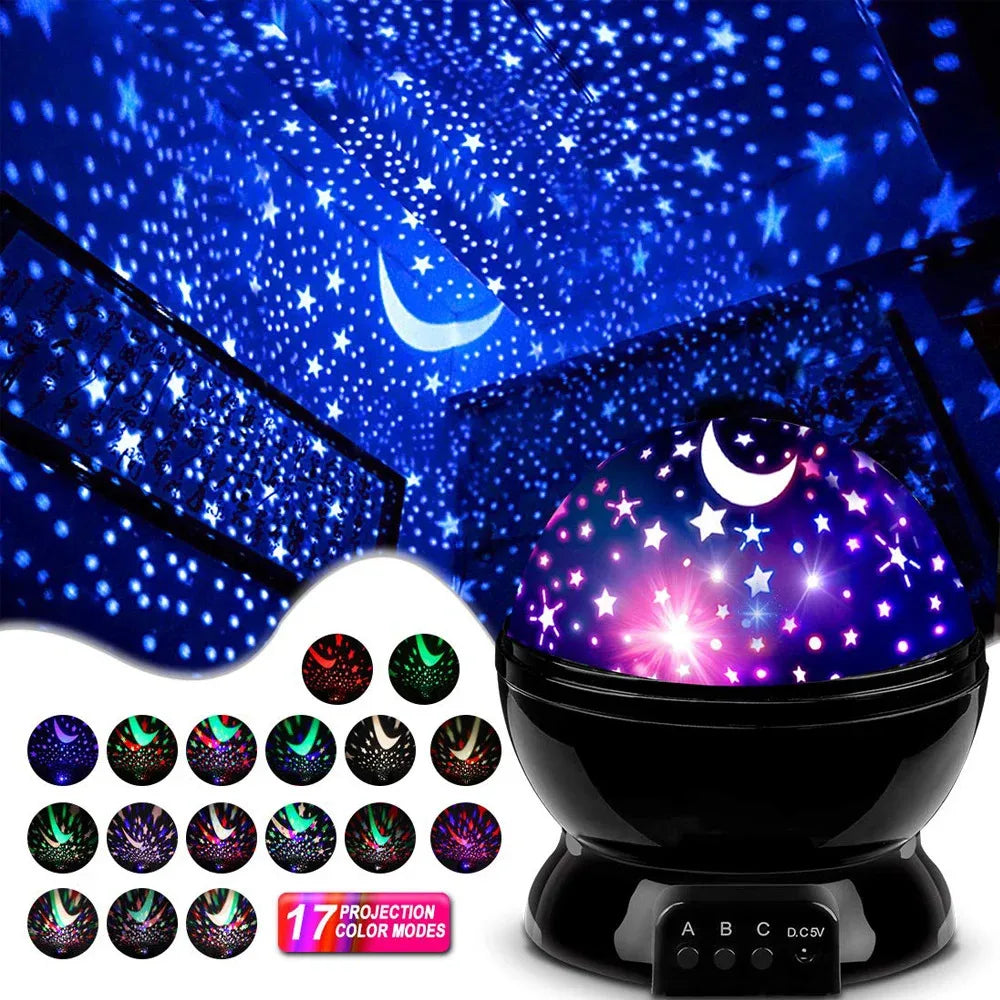 Star / galaxy night-light projector