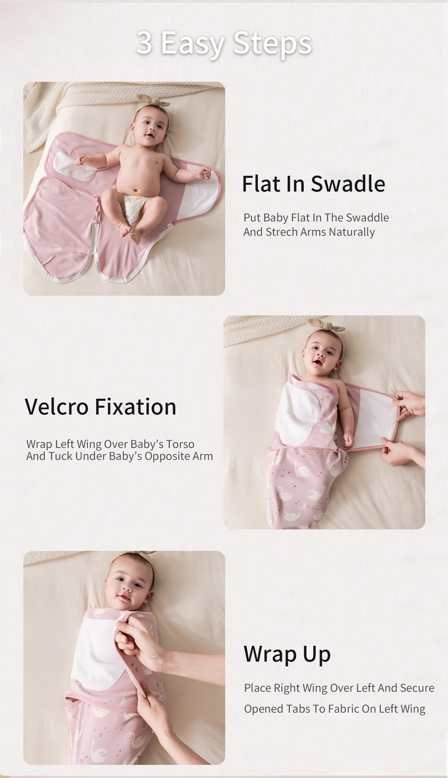 Baby swaddle / transition sleep sack