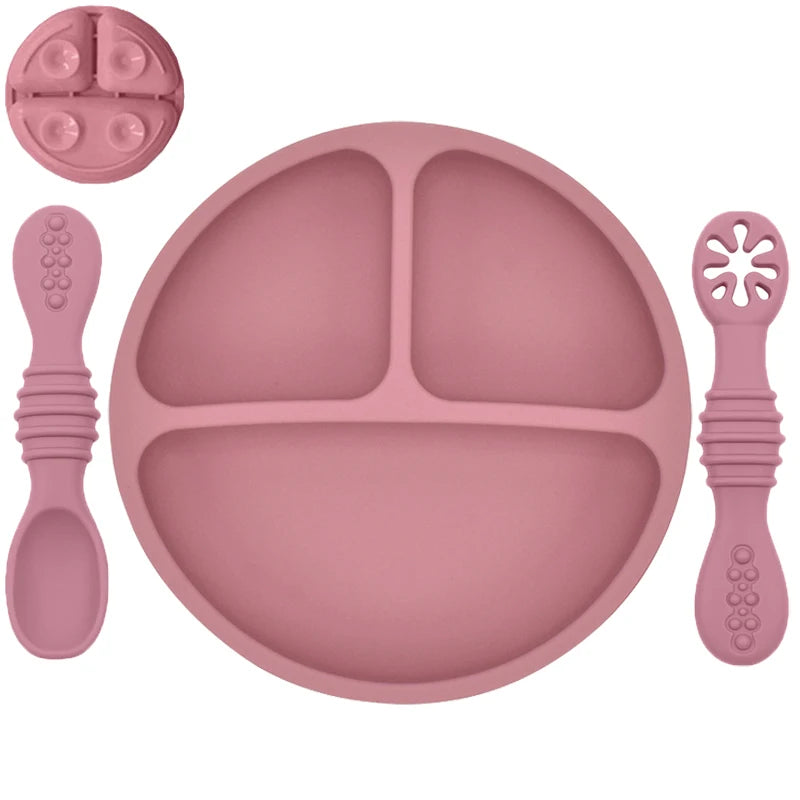 Suction bowl & plate set
