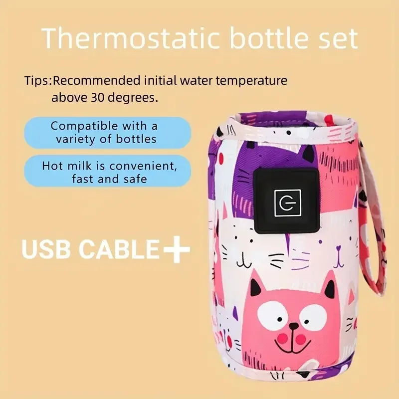 Portable bottle warmer