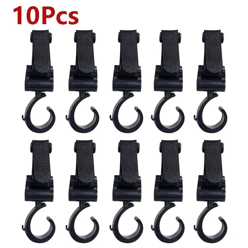 Stroller organizer + hooks