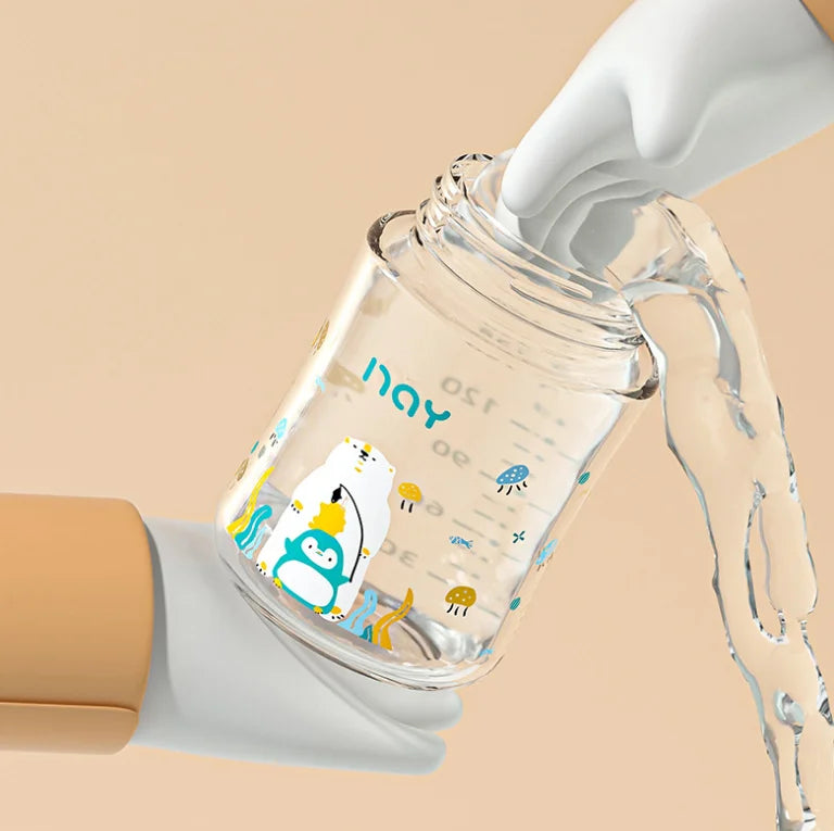 Anti-colic baby bottle set