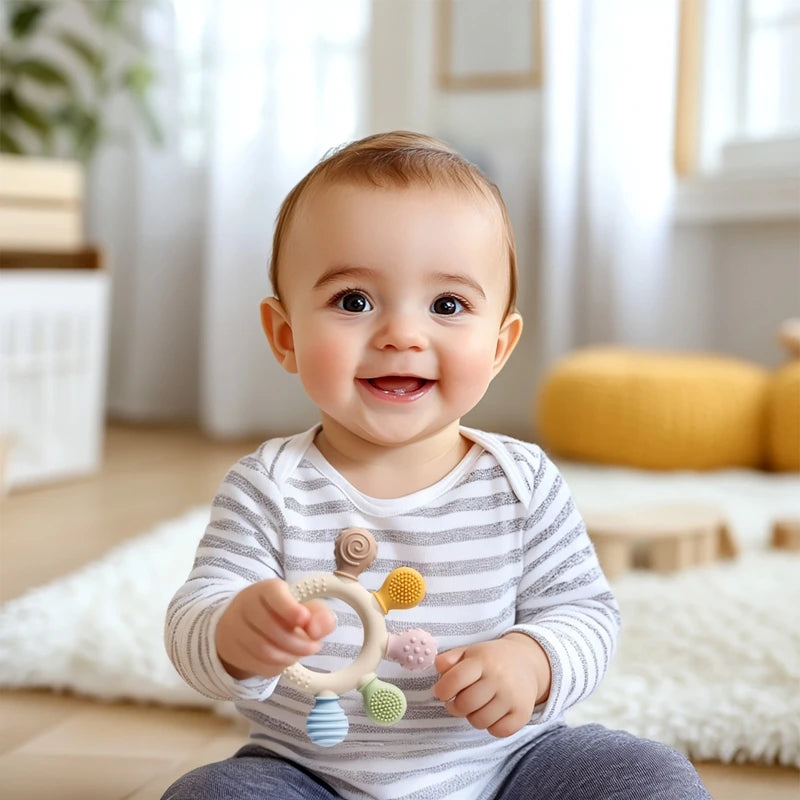 Stacking / teething ring toy