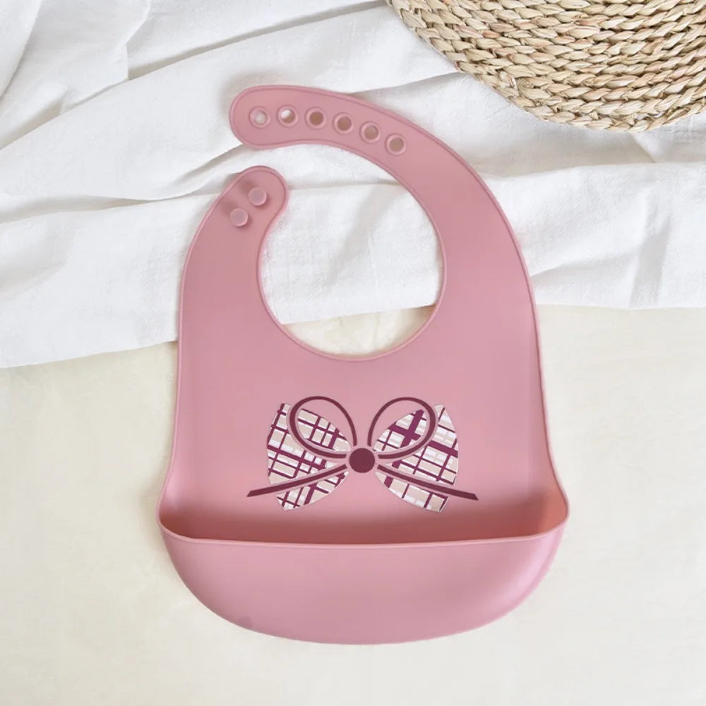 Silicone bib with food catche