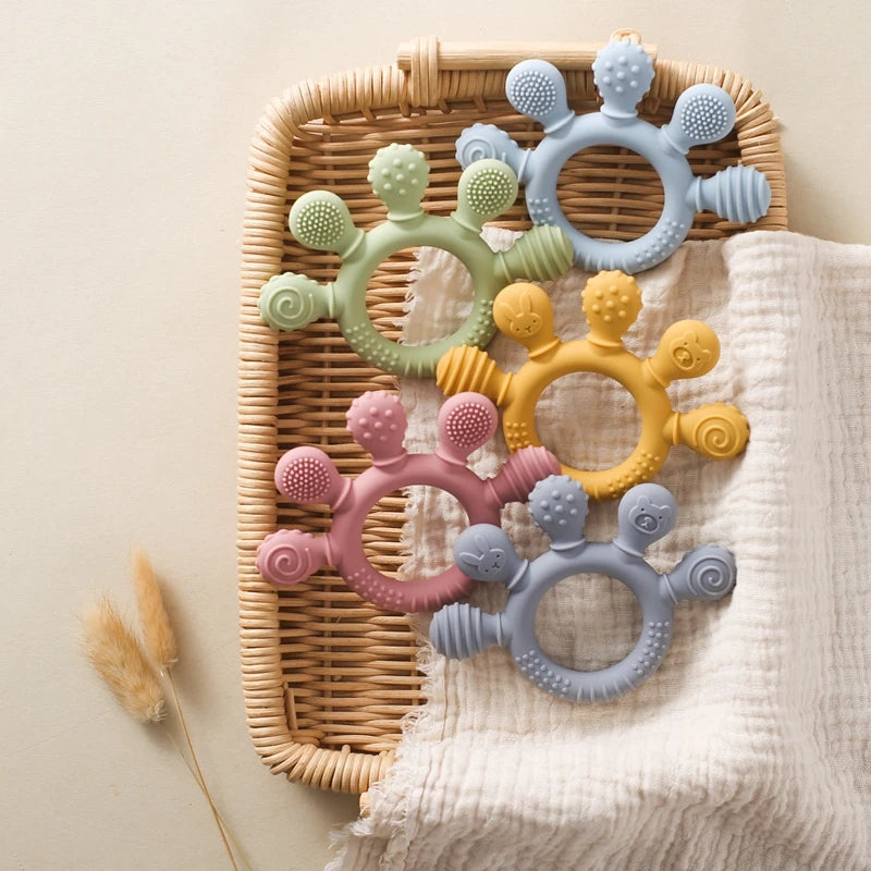Stacking / teething ring toy