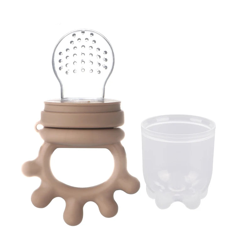 Silicone teether / fresh-food feeder