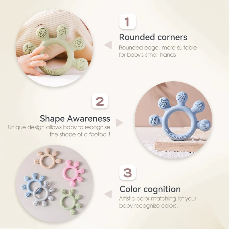 Stacking / teething ring toy