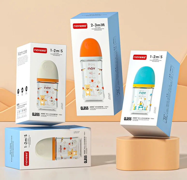 Anti-colic baby bottle set