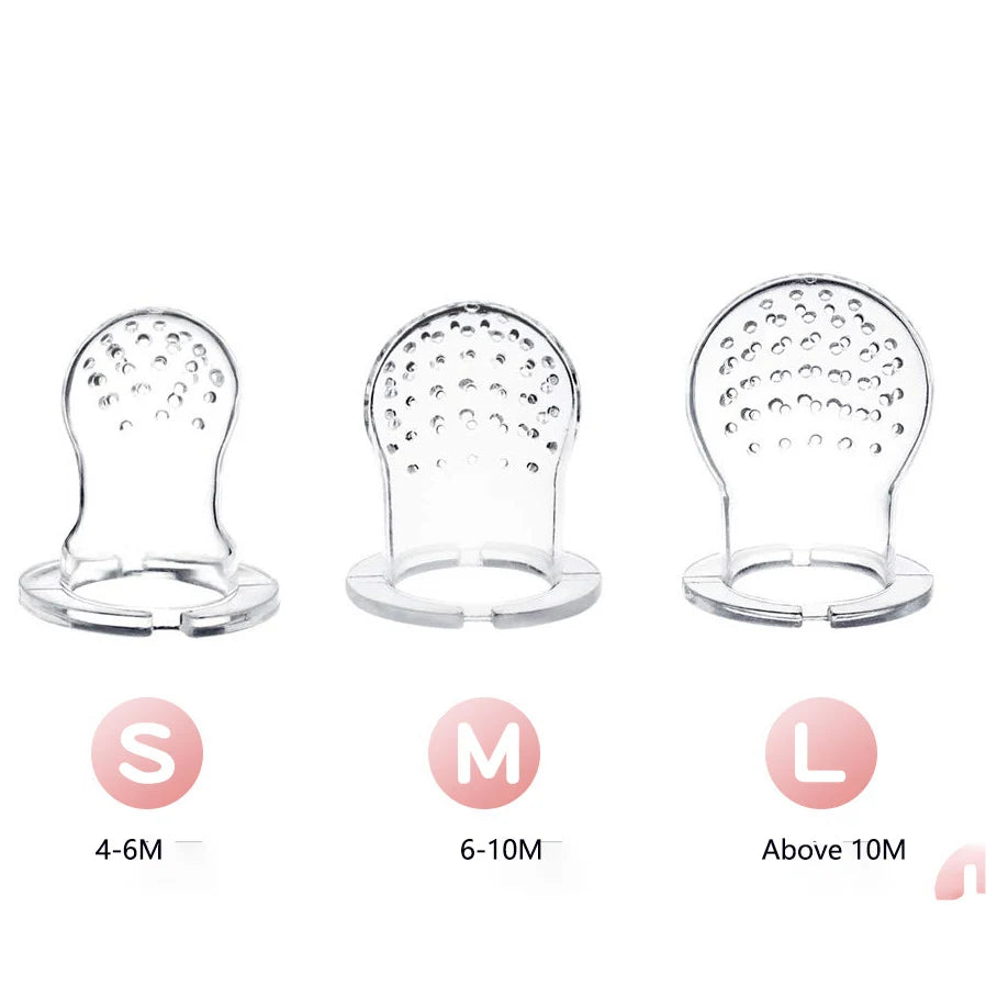 Silicone teether / fresh-food feeder
