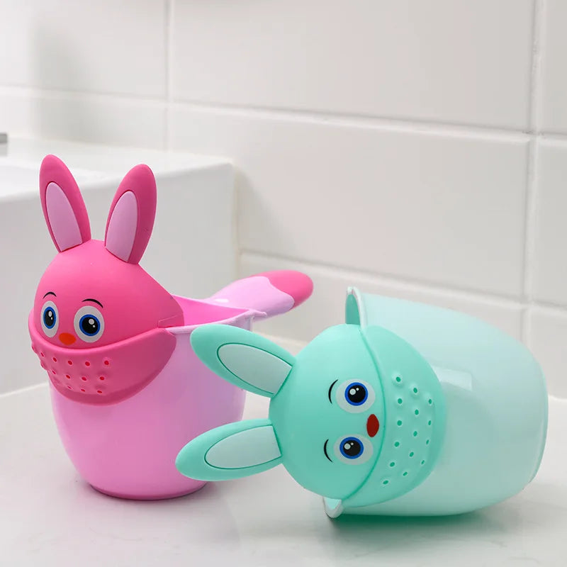 Tear-free hair-rinse cup