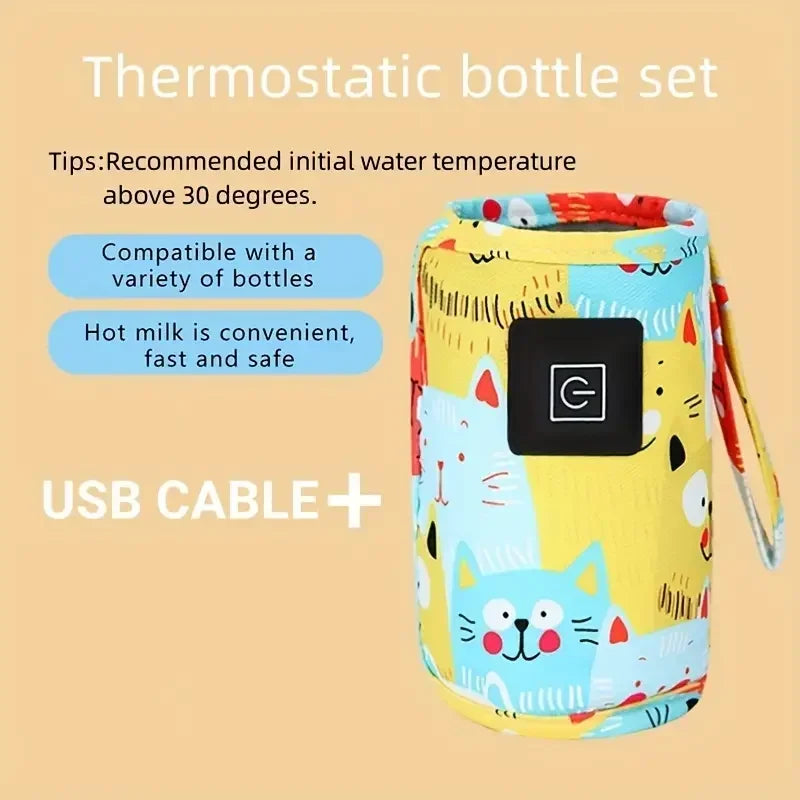 Portable bottle warmer