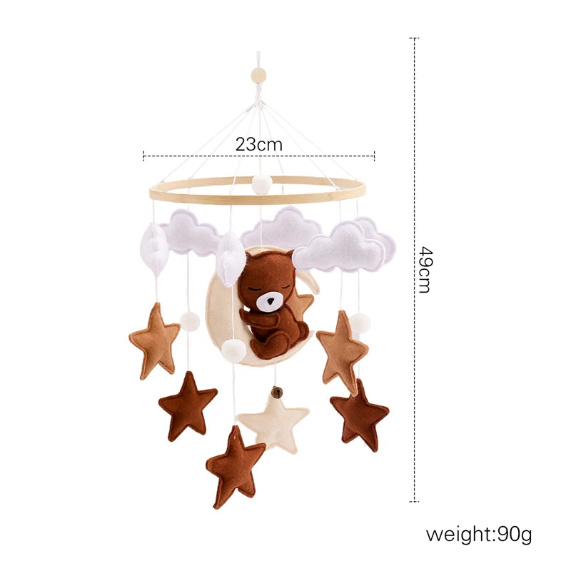 Crib soothing mobile