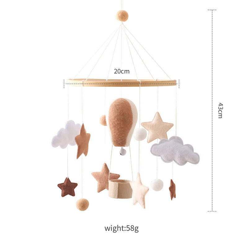 Crib soothing mobile