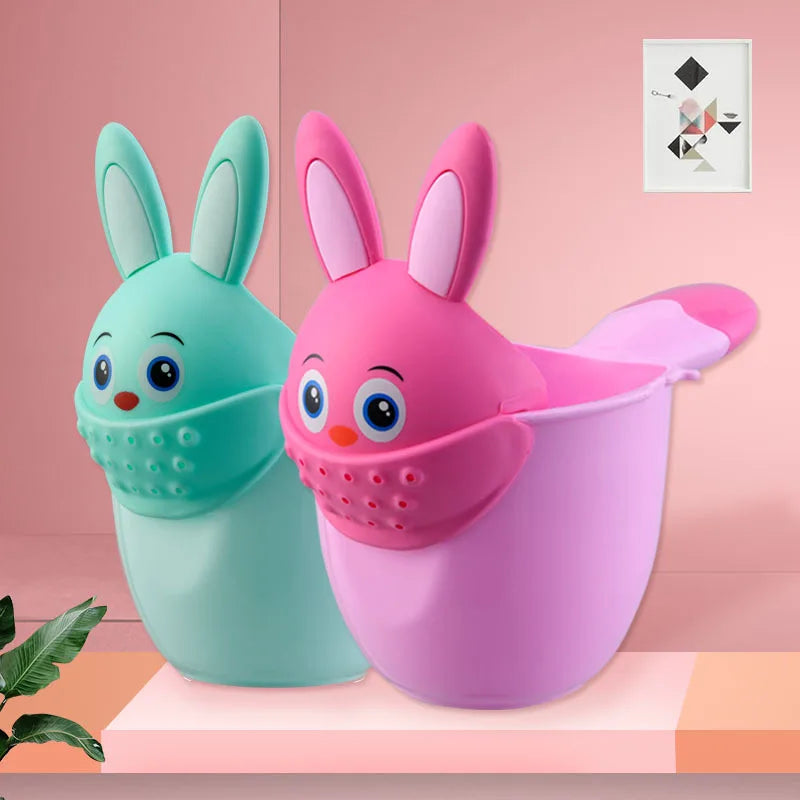Tear-free hair-rinse cup