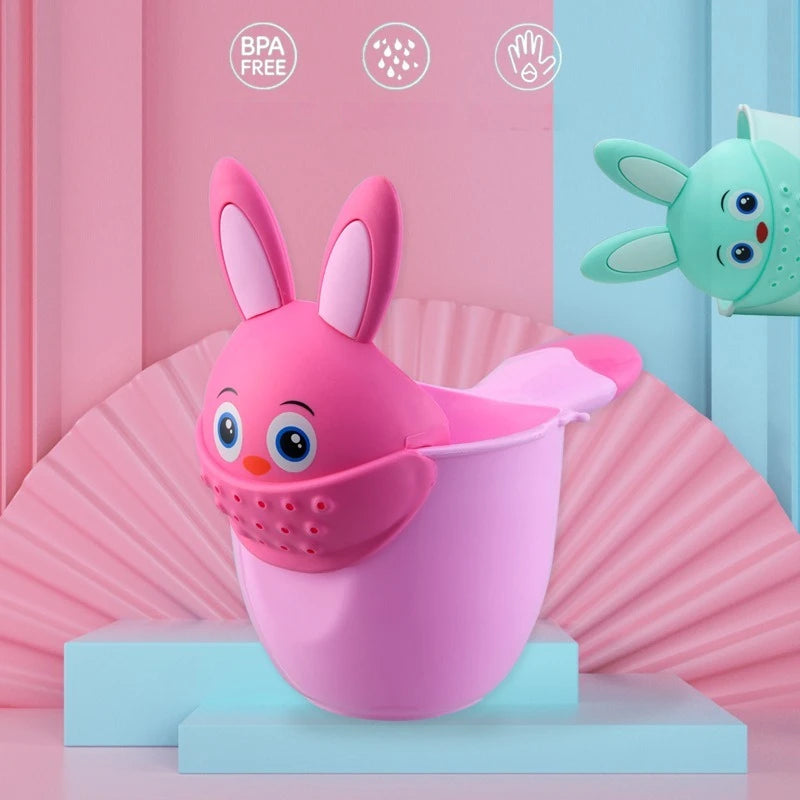 Tear-free hair-rinse cup