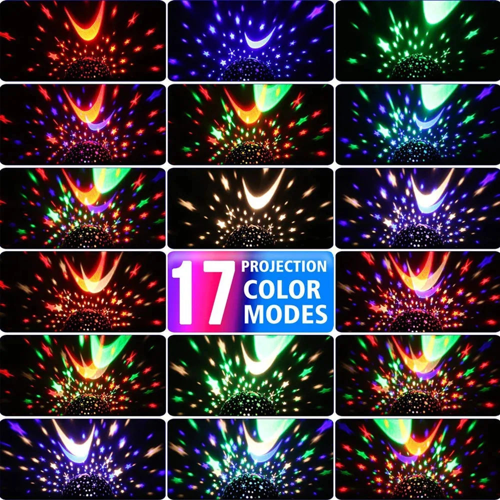 Star / galaxy night-light projector