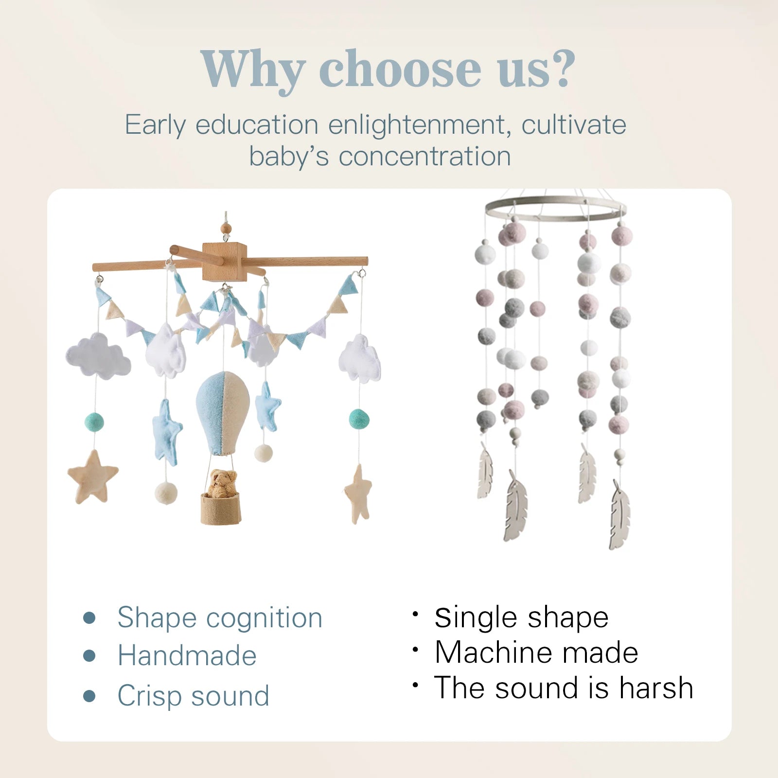 Crib soothing mobile
