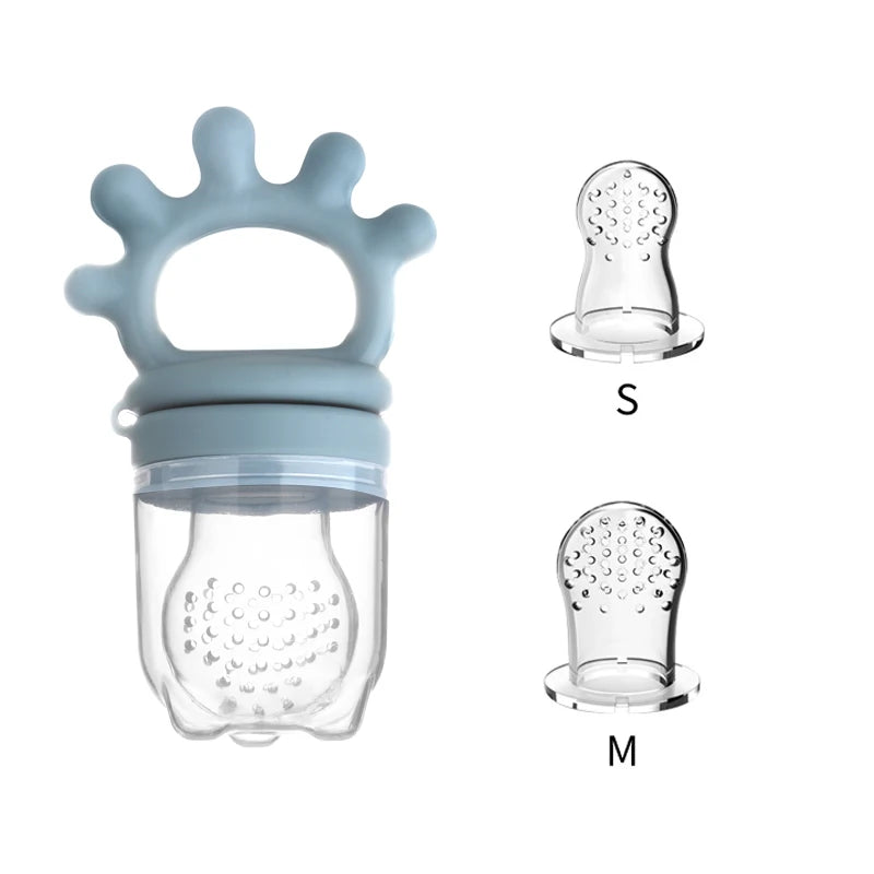 Silicone teether / fresh-food feeder