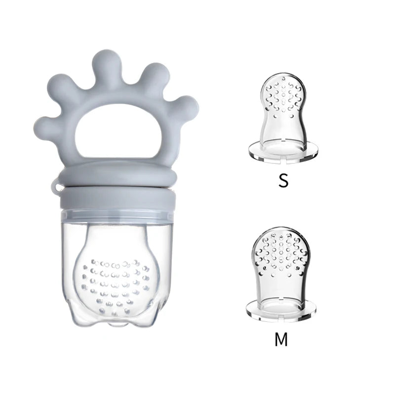 Silicone teether / fresh-food feeder