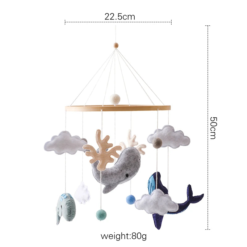 Crib soothing mobile