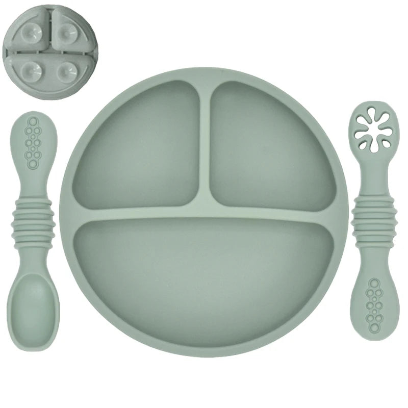 Suction bowl & plate set