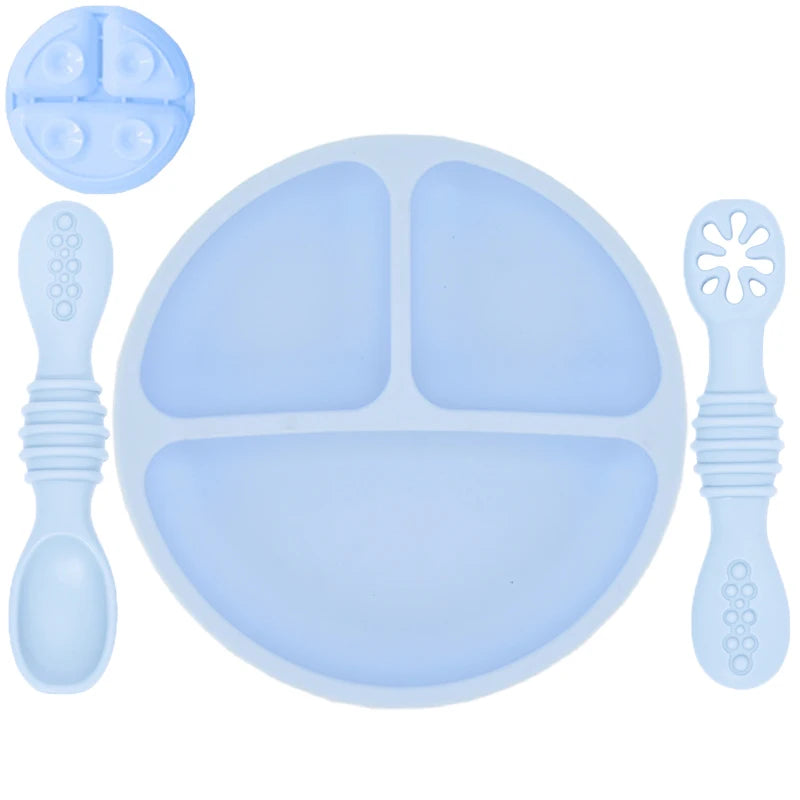 Suction bowl & plate set