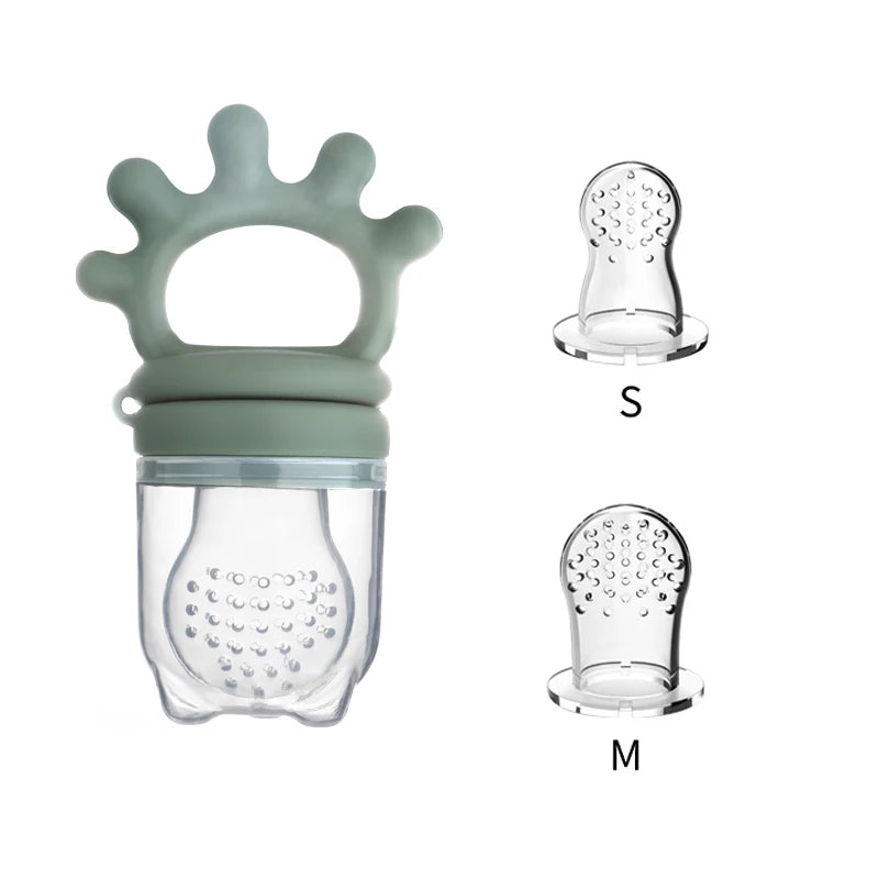 Silicone teether / fresh-food feeder